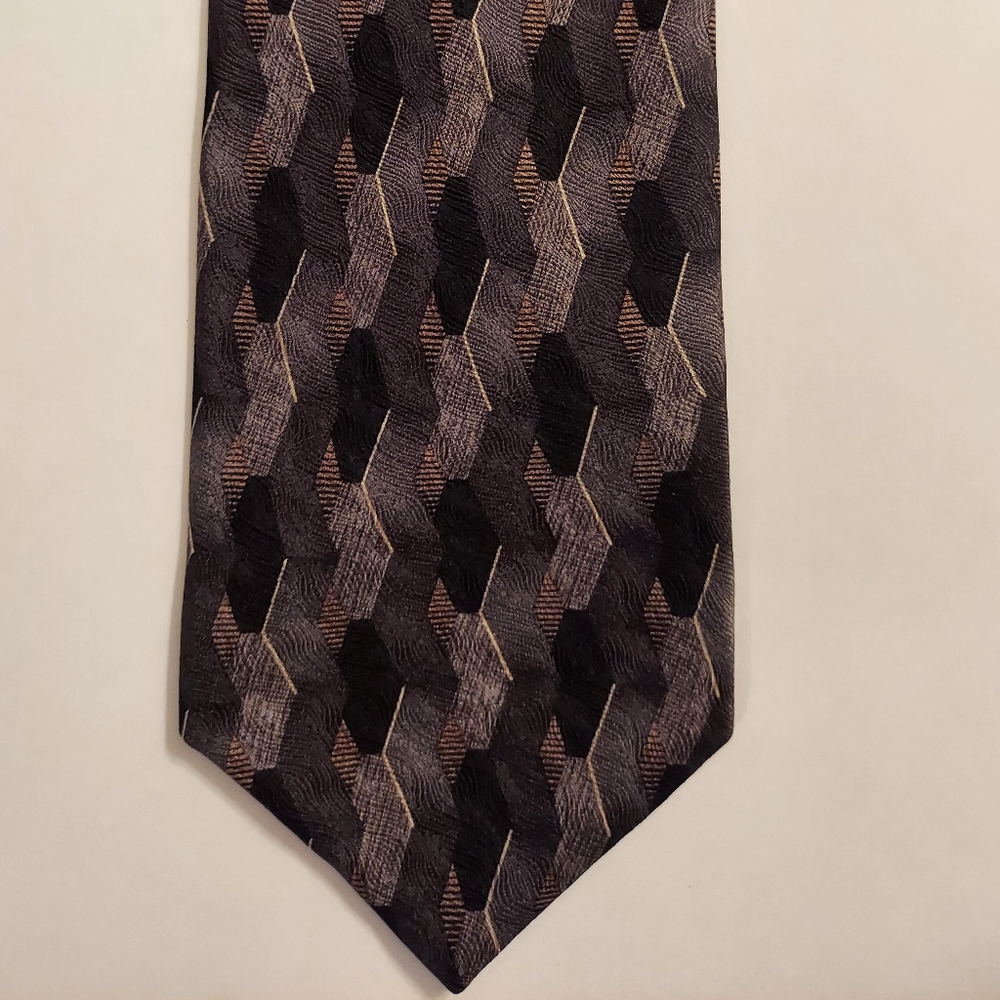 Vintage Allyn Saint George silk extra long tie - made in the USA - Picture 3 of 8